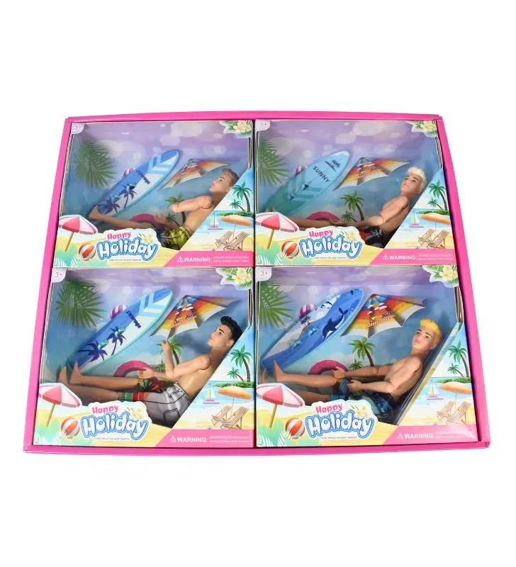 Muñeco Artikids 29cm con Accesorios de Playa - JT-ACH3332