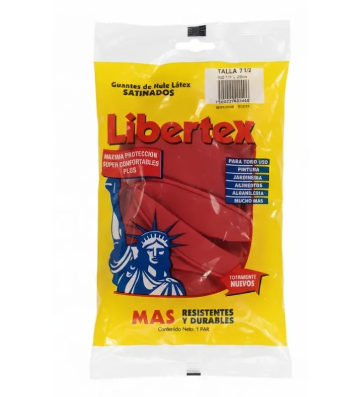 Guante de Látex Libertex No. 7 1/2 - Jarcería Libertad 02CVIT010