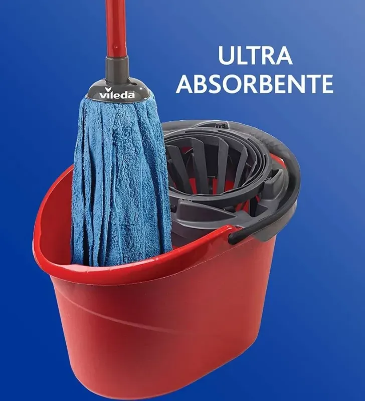 Cloth Mop Sistema Vileda 170162 - Trapeado de Microfibra Rápido
