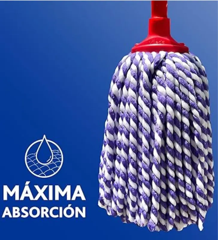 Mop de Microfibra Vileda 172700 - Limpieza Profunda y Rápida