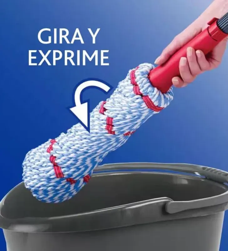 Sistema Vileda MicroTwist Max 170650 - Trapeado con Auto-exprimido