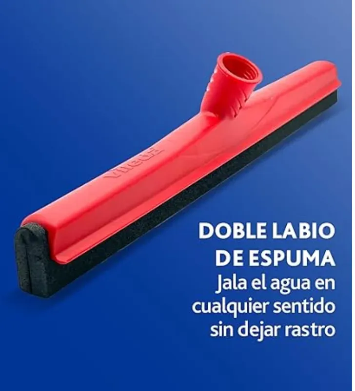 Jalador Standard Vileda 179703 - Secado de Pisos Rápido y Sin Marcas