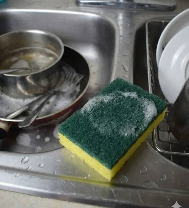 Fibra Esponja Chica Scotch-Brite 0031-2 - Limpieza Pesada Antibac