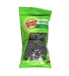 Espiral Metálico Scotch-Brite 0641-7 - 2 Piezas para Brillo en Aluminio