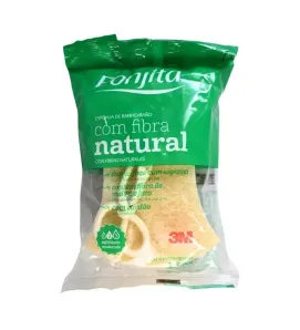 Esponja Ponjita Fibras Naturales 6262-8 - Exfoliación Moderada 3M