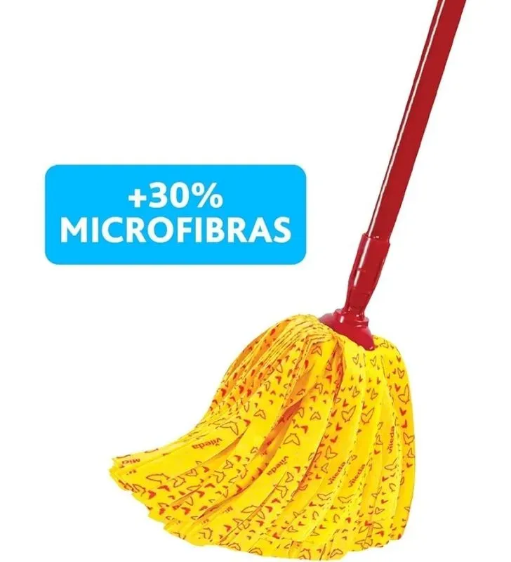 Vileda Sistema Suave + Repuesto Microfibra 173057