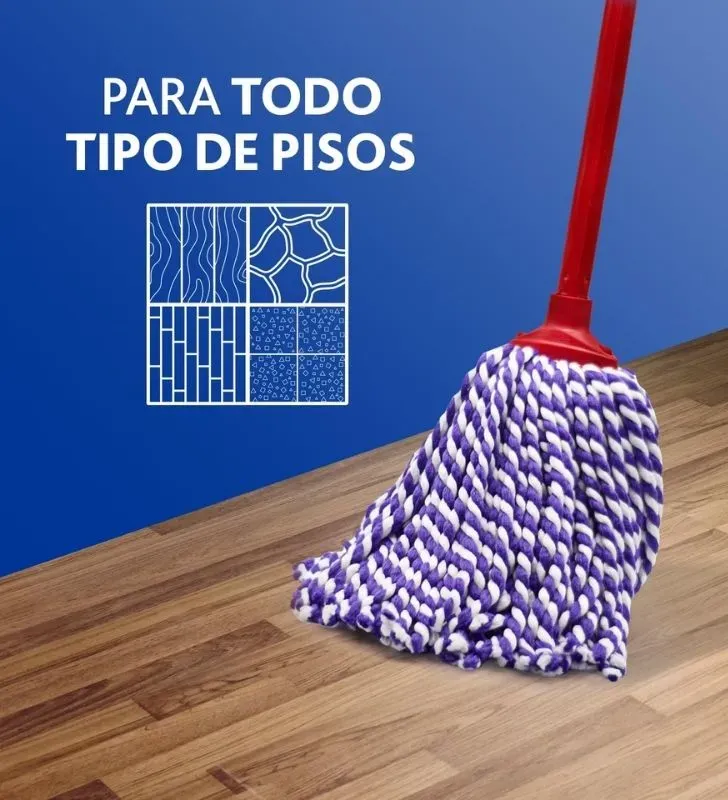 Mop de Microfibra Vileda 172700 - Limpieza Profunda y Rápida