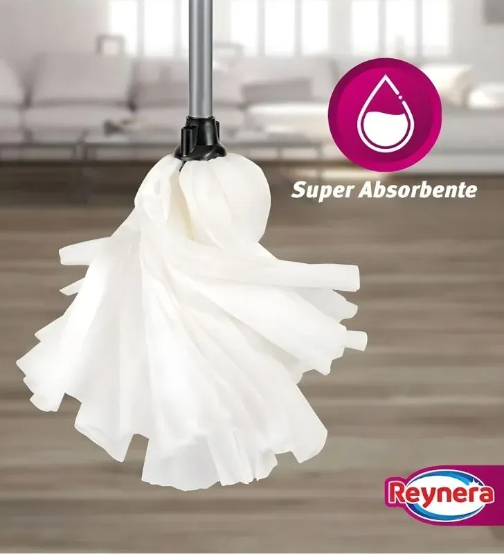 Trapeador Reynera Spun Lace 120SG - Mango Extra Largo y Súper Absorbente