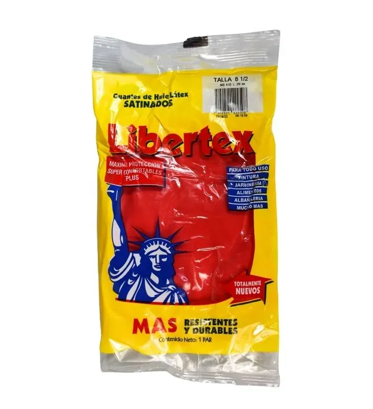 Guante de Látex Libertex No. 8 1/2 - Jarcería Libertad 02CVIT012