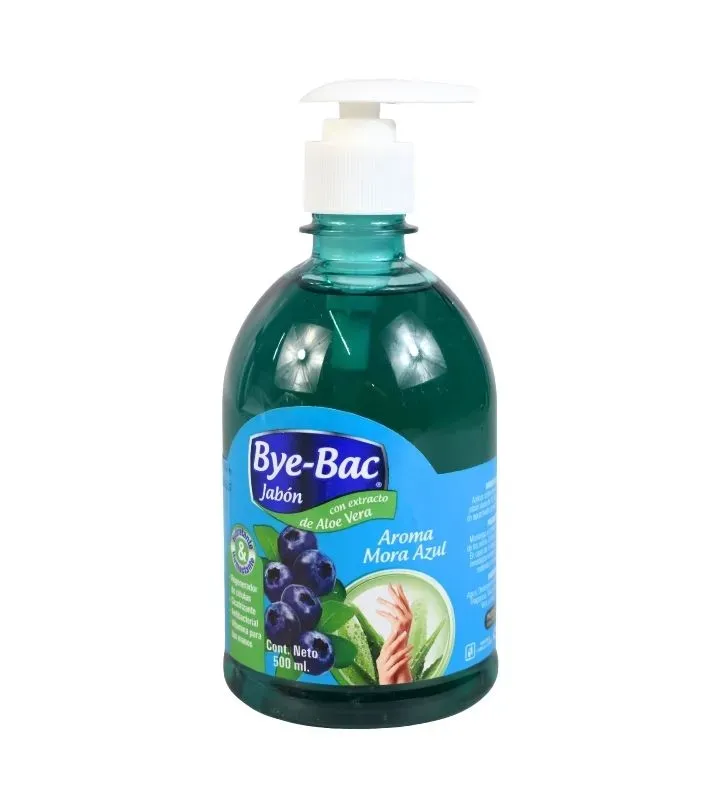Jabón para Manos Bye-Bac 500ml Mora Azul - Ardeli