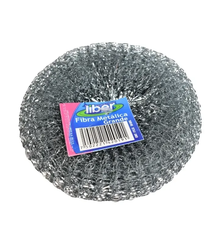 Fibra Briox Grande 50g Acero Inoxidable - Jarcería Libertad 02GBRI002