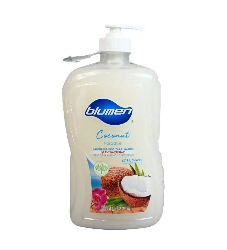 Jabón Líquido Blumen 4 Litros Coconut Paradise - Formato Galón