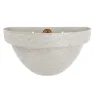 Maceta Rattan Pared L34.5 Blanco