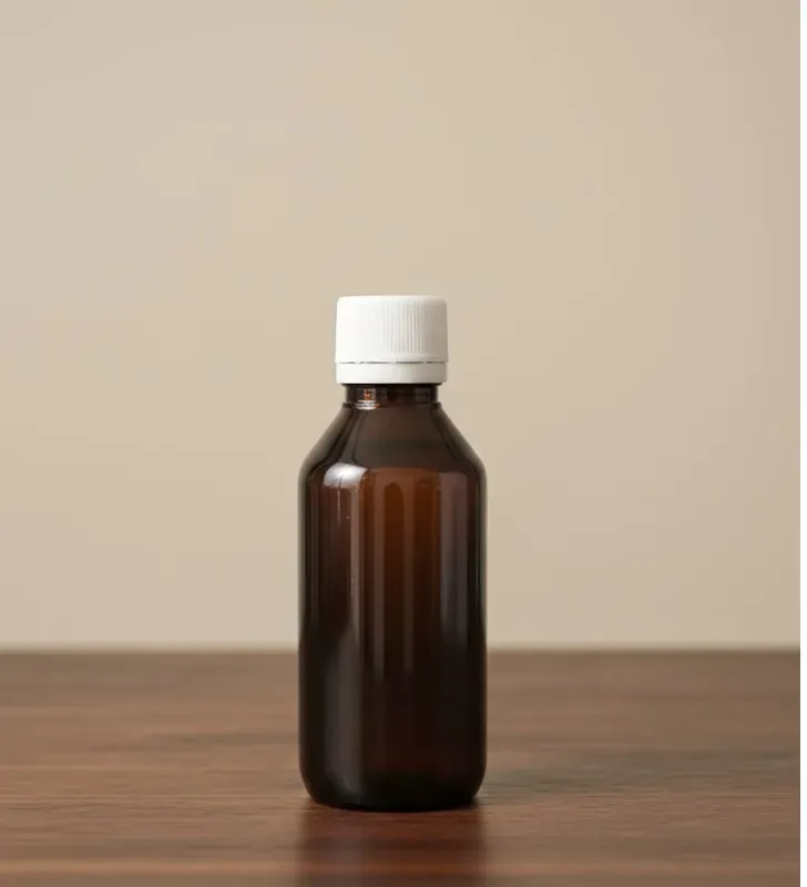 Botella Ámbar 120 ml Cajaplax - Envase con Tapa Inviolable