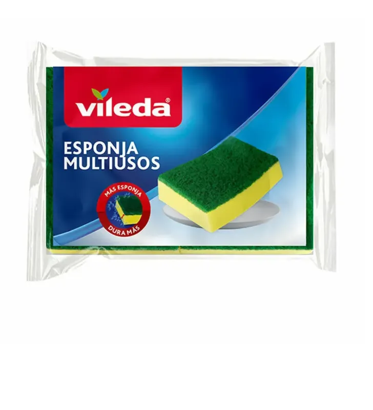Esponja Multiusos 163562/163563 – Vileda – Fibra Esponja de Alta Calidad