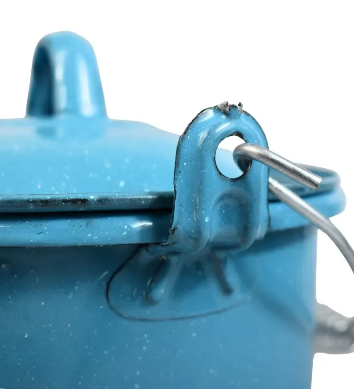 Olla Convexa No. 18 Prodesa Azul Turquesa con Tapa