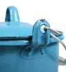 Olla Convexa No. 18 Prodesa Azul Turquesa con Tapa