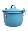 Olla Convexa No. 18 Prodesa Azul Turquesa con Tapa