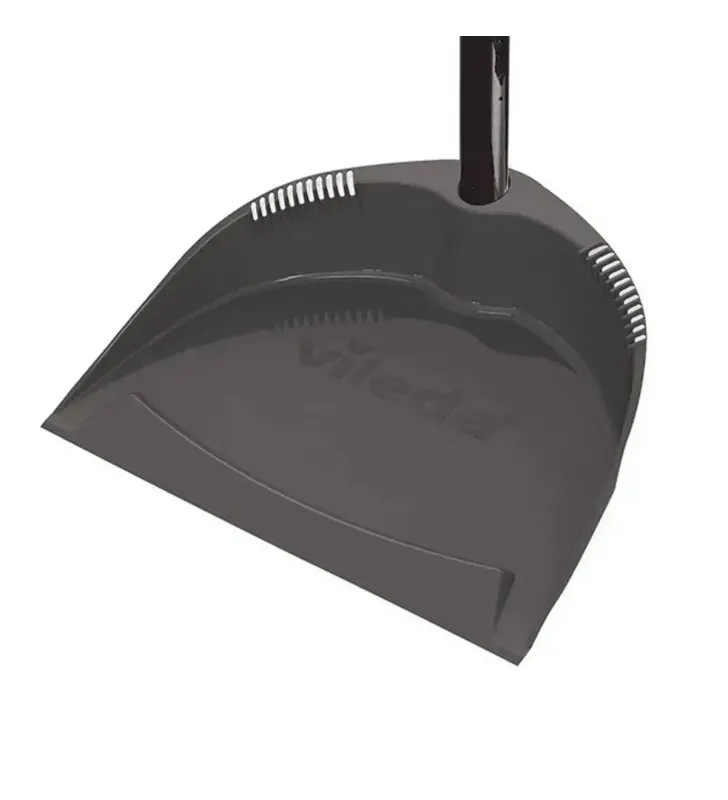 Recogedor Gris 2 en 1 Vileda – Mango Largo y Limpieza sin Agacharse