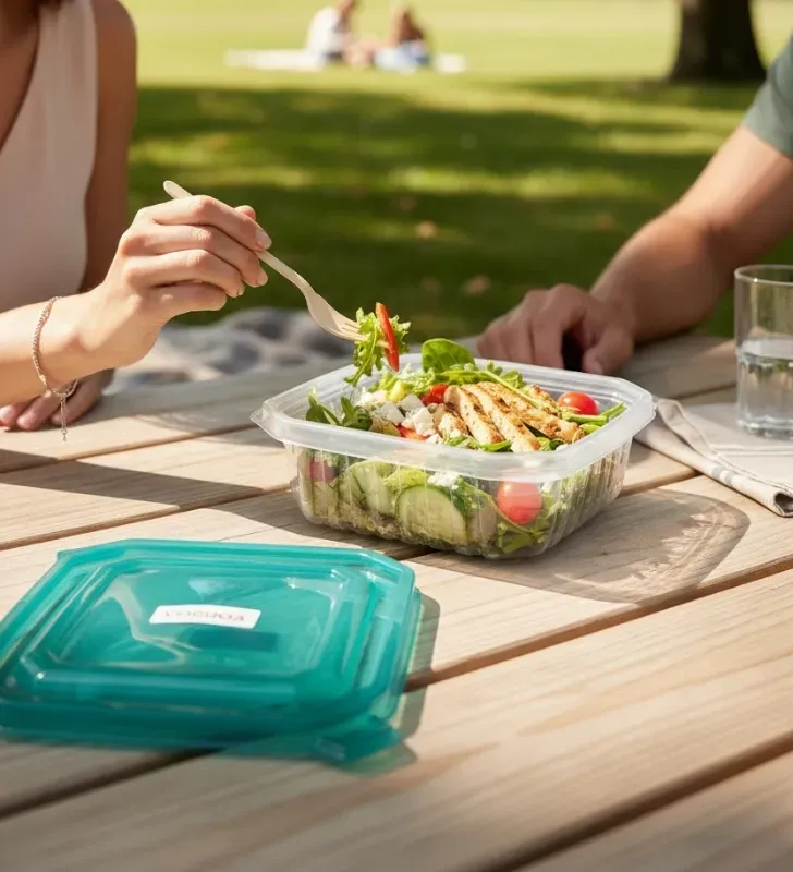 Recipiente Cuadrado Estructurado 25oz Torosqui - 0.7 Litros