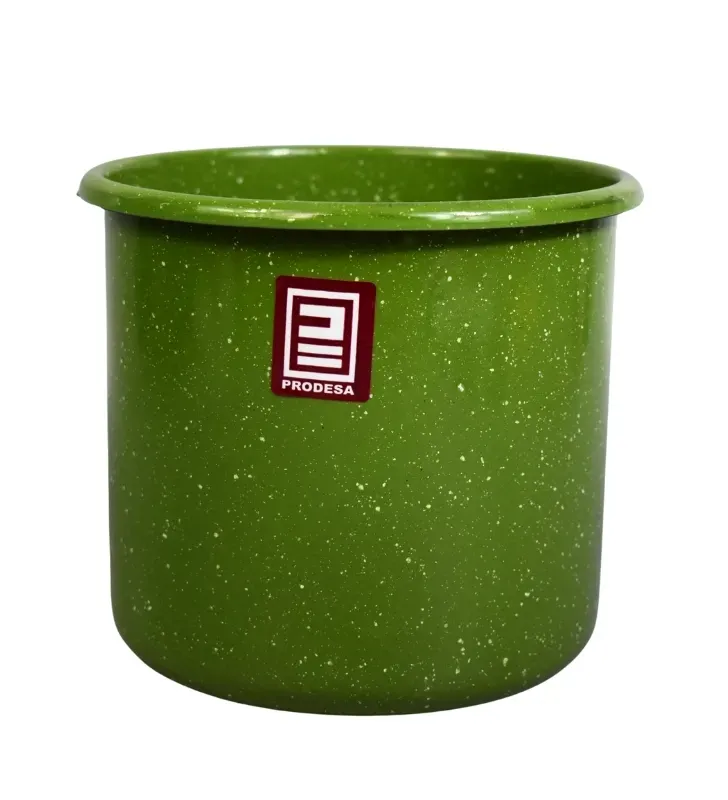 Vaso No. 14 Prodesa Verde Jaspeado | Peltre Tradicional