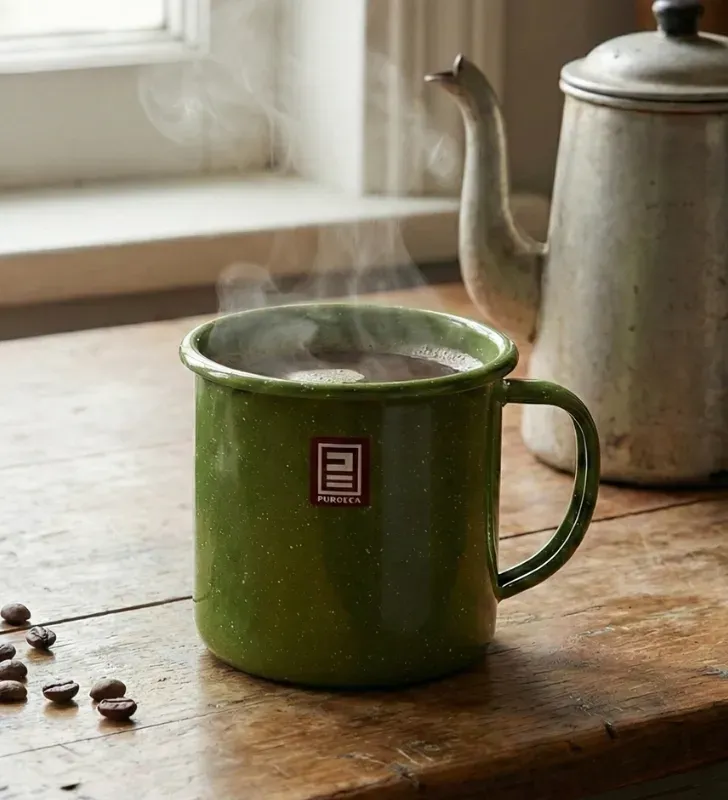 Vaso No. 14 Prodesa Verde Jaspeado | Peltre Tradicional