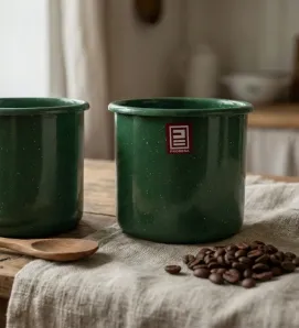 Vaso No. 14 Prodesa Esmeralda | Peltre Vitrificado