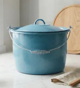 Olla No. 30 Prodesa Azul Turquesa con Tapa | Capacidad Familiar