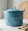 Olla No. 30 Prodesa Azul Turquesa con Tapa | Capacidad Familiar