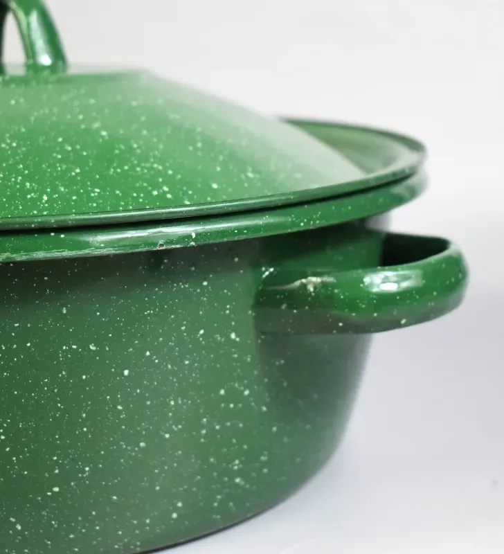 Budinera No. 30 Prodesa Verde Esmeralda con Tapa | Peltre Elegante