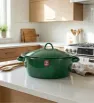 Budinera No. 30 Prodesa Verde Esmeralda con Tapa | Peltre Elegante