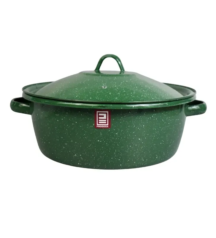 Budinera No. 30 Prodesa Verde Esmeralda con Tapa | Peltre Elegante