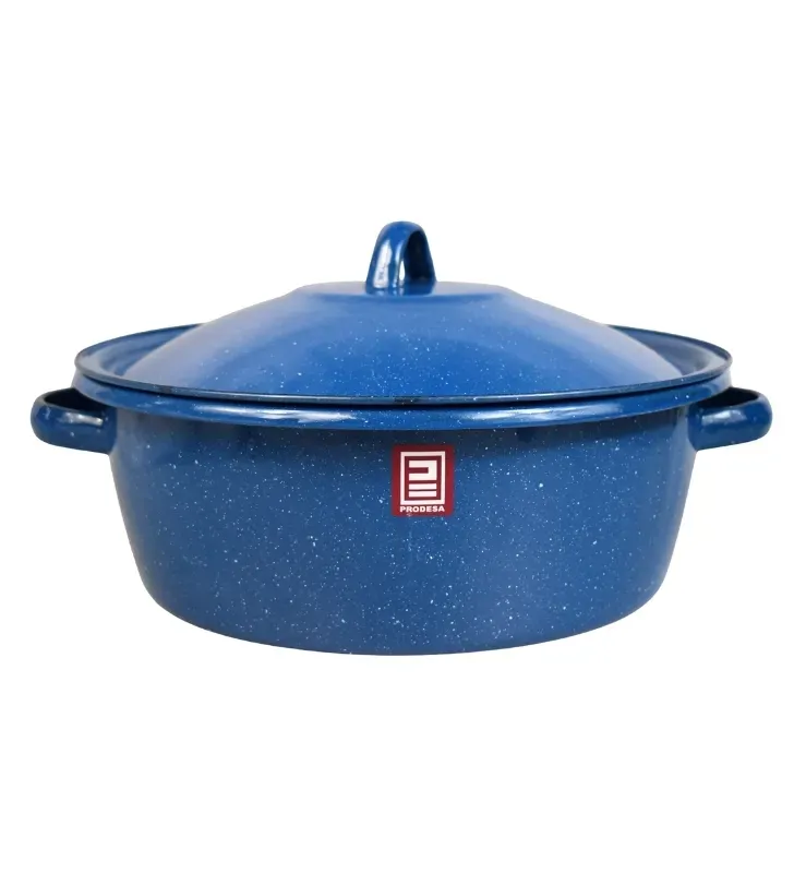 Budinera No. 30 Prodesa Azul Zafiro con Tapa | Peltre Tradicional