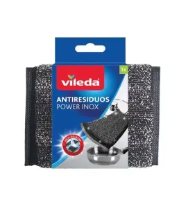 Fibra Inox Vileda Power Inox – 5× más dura, acero y esponja