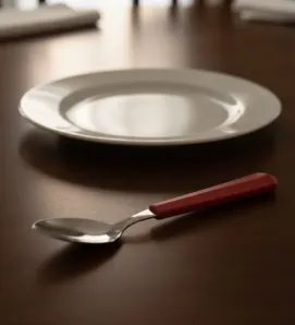 Cuchara Té Tramontina Tulum Roja 23276/470 | Acero Inoxidable