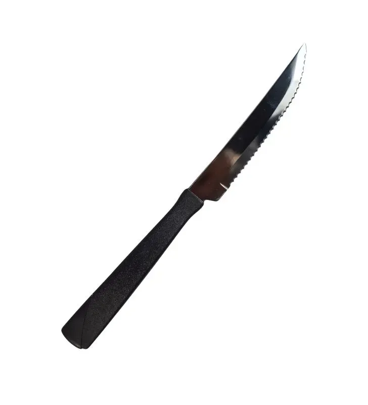 Cuchillo Asado Tramontina New Kolor 4" Negro 23160/404