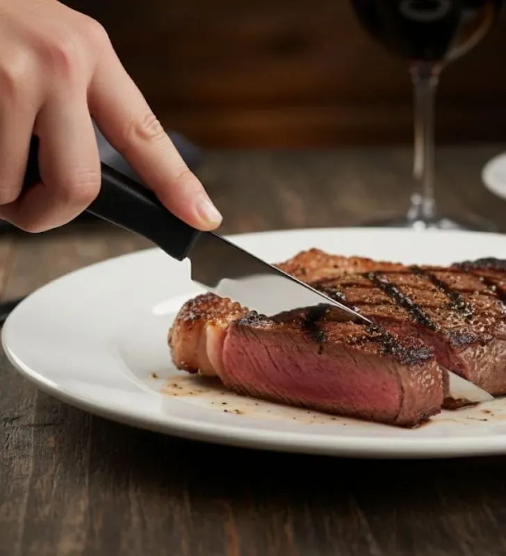 Cuchillo Asado Tramontina New Kolor 4" Negro 23160/404