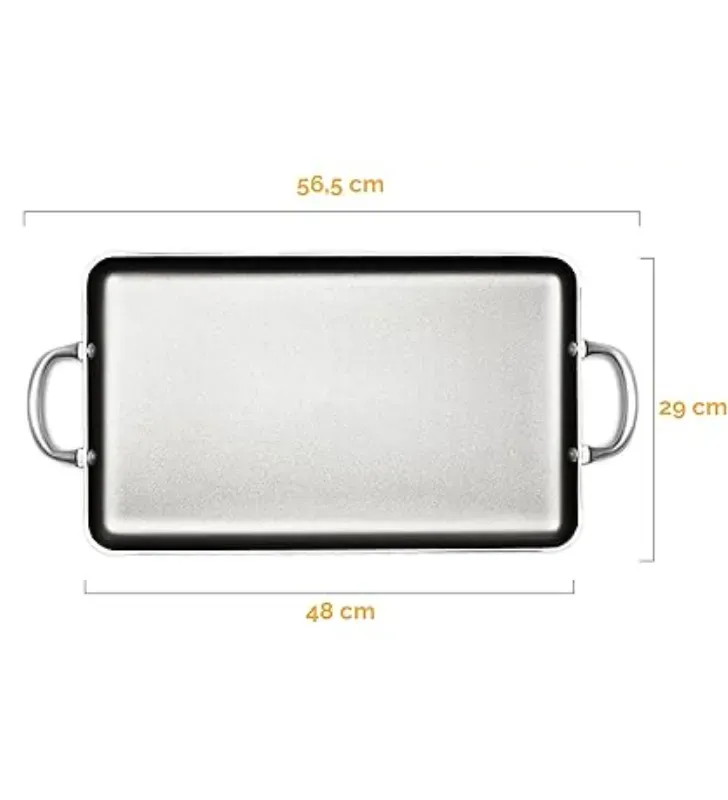 Charola Texas Lamex 4 mm con Volteador | Ref. 6501-2