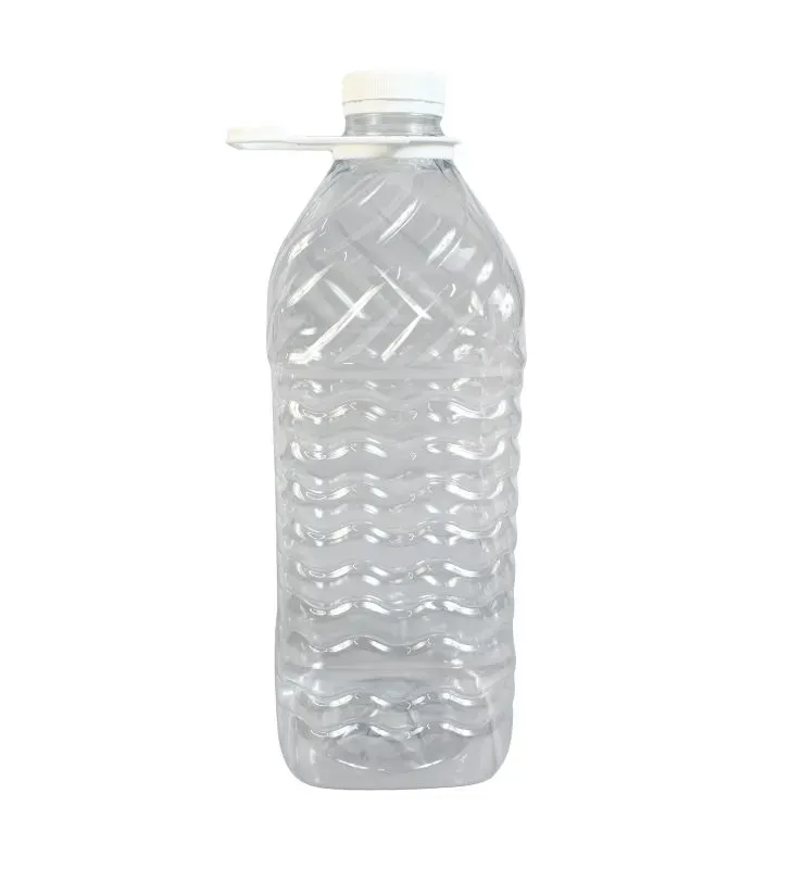 Garrafa Ediplast 1 Galón (3.785 L) Cristal | Tapa Blanca y Asa