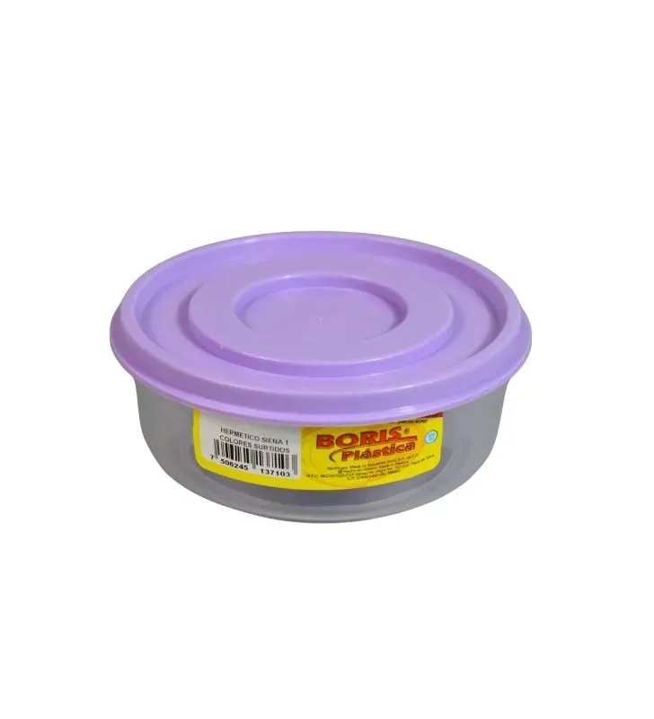 Hermético Siena No. 1 Boris Plásticos - Varios Colores