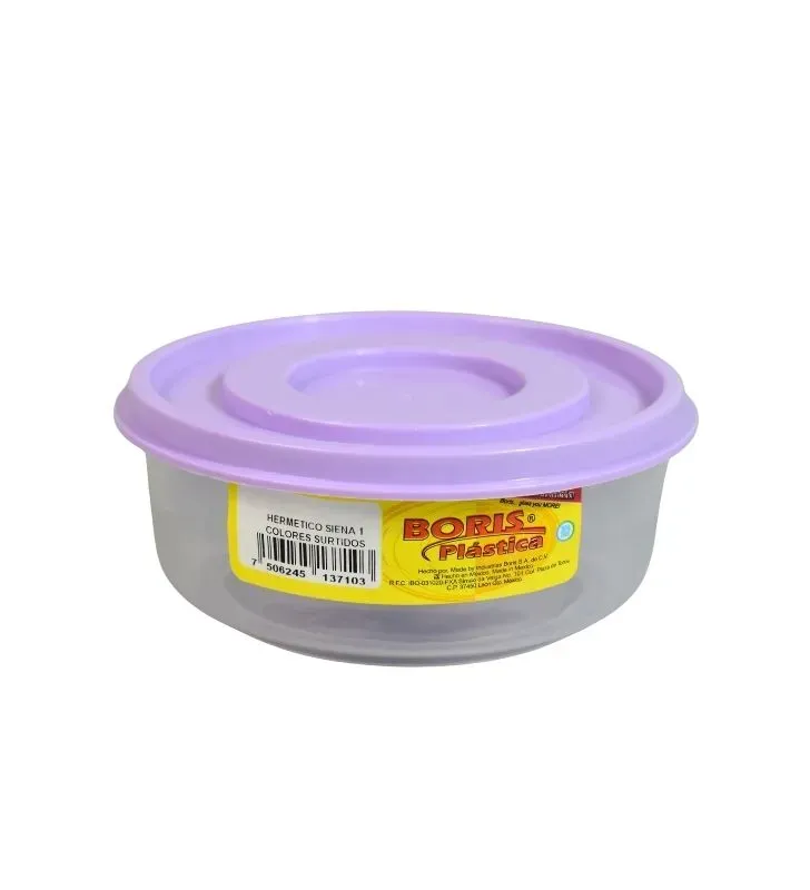 Hermético Siena No. 1 Boris Plásticos - Varios Colores