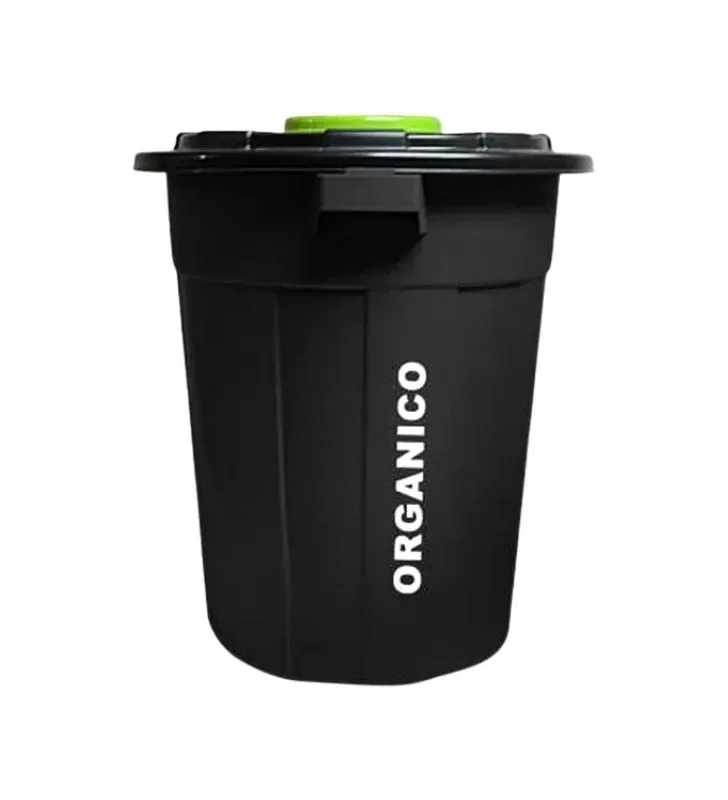 Contenedor Boris Giro 100 L Negro | Tapa Residuos Orgánicos