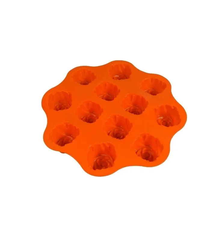 Molde de Silicón 12 Rosas Plastihome - Modelo AZ-5009