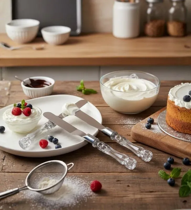 Juego de 3 Espátulas de Acero Plastihome - Modelo AZ-5899