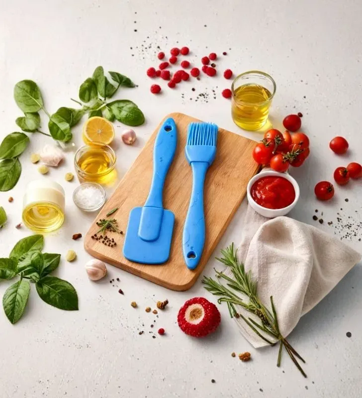 Juego de Espátula y Brocha de Silicón Plastihome - AZ-5810-1