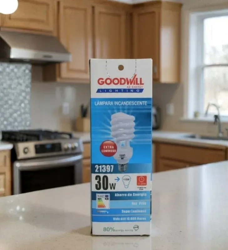 Foco Ahorrador 30W Goodwill - Modelo 21397 - Alta Luminosidad