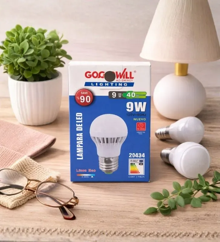 Foco LED 9W Goodwill - Modelo 21434 - Iluminación Eficiente