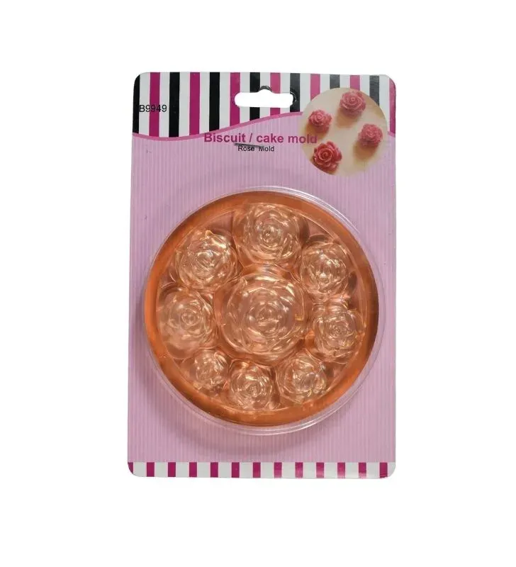 Molde Cortador de Galletas Forma de Rosa - Plastihome