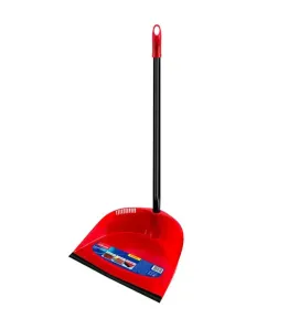 Recogedor Vileda Mango Largo color rojo