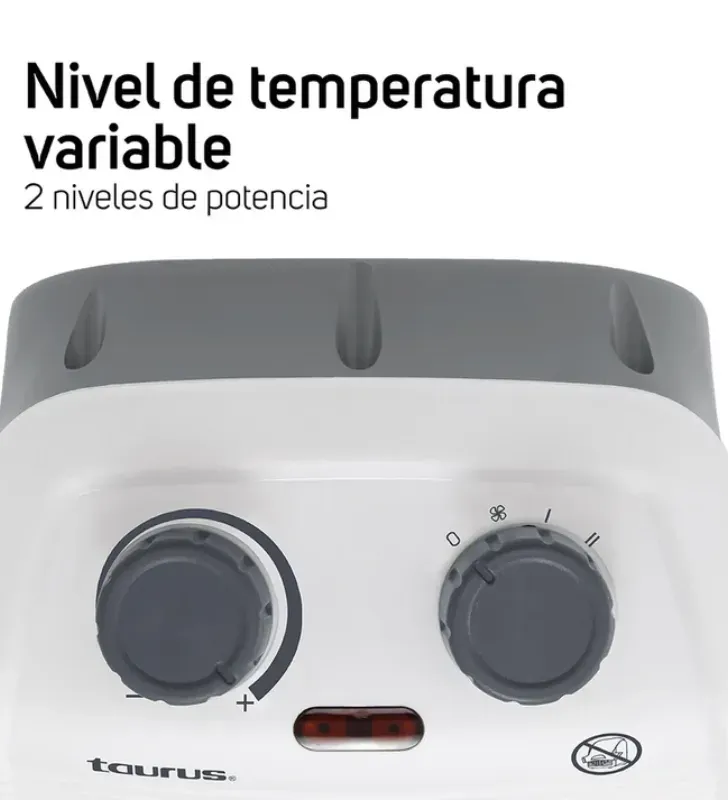 Calefactor y Ventilador Taurus Hawai 1500W | M94700500